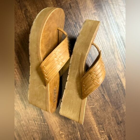 Flojos Brown Sandals Casual Comfort - Picture 2 of 8